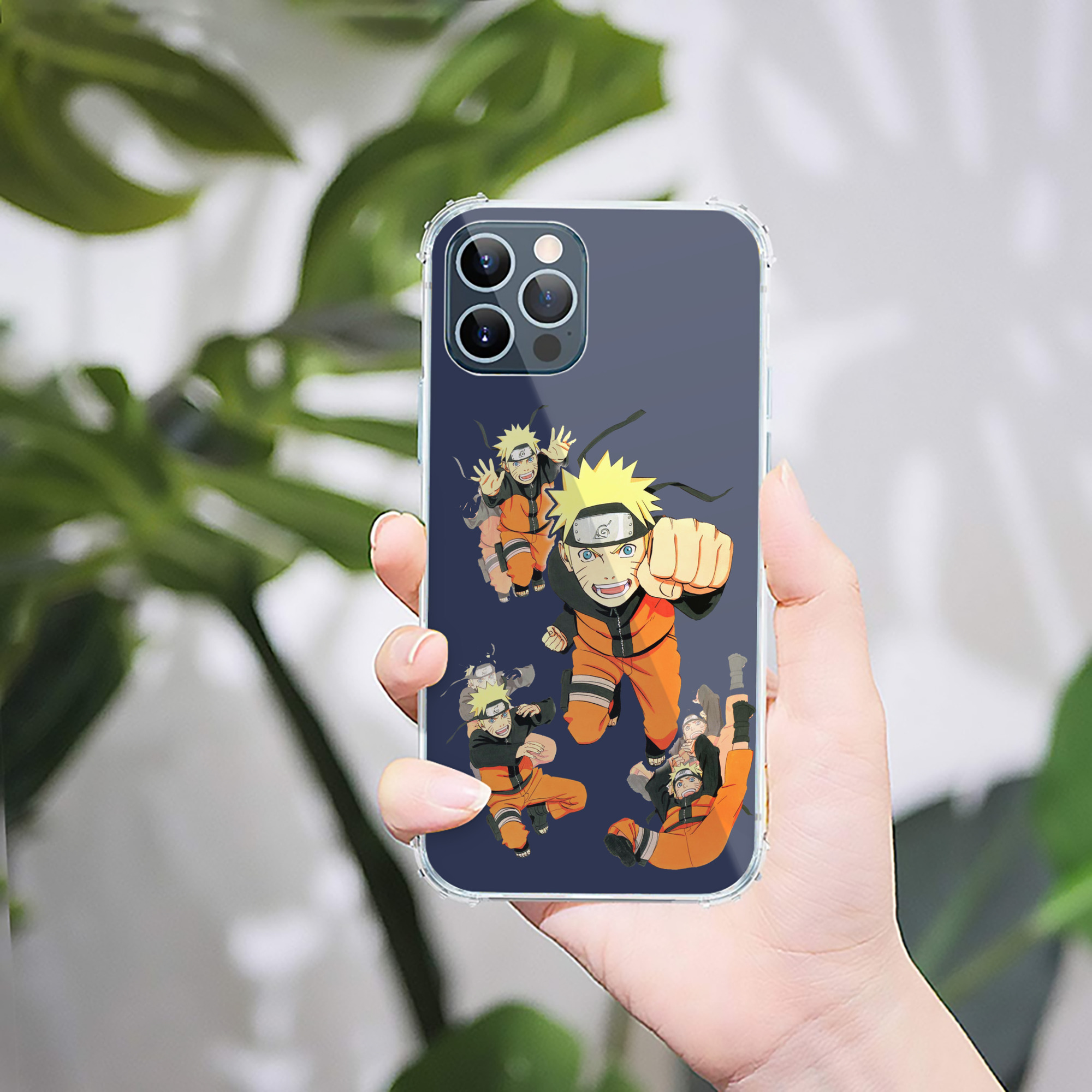 （画像用） NARUTO -ナルト- うずまき ナルト Uzumaki Naruto 【iPhone 12シリーズ対応】透明スマホケース（クリアソフトケース）